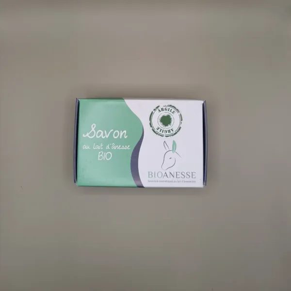 savon lait d'ânesse et argile verte