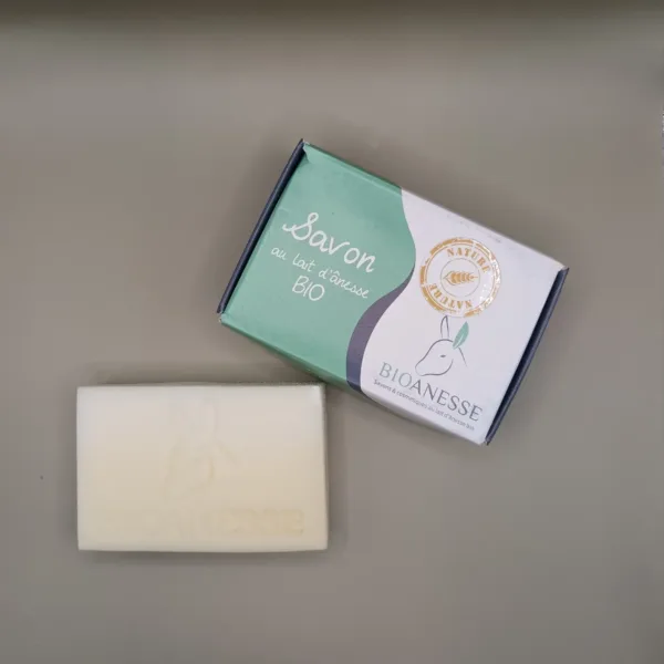 Savon au lait d'ânesse nature - Bioanesse