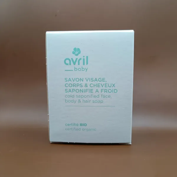 Savon à froid visage, corps et cheveux bébé - Avril