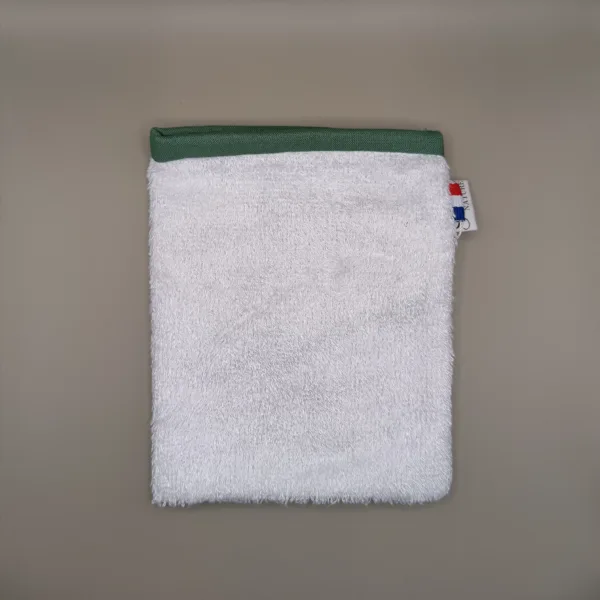 Mini gant de toilette - Senséa Nature (coloris vert)