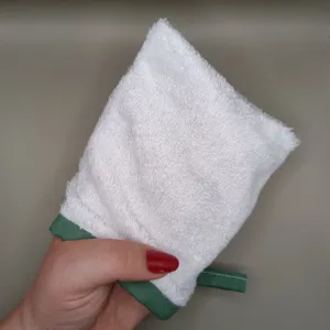 Mini gant de toilette - Senséa Nature (coloris vert) – Image 2